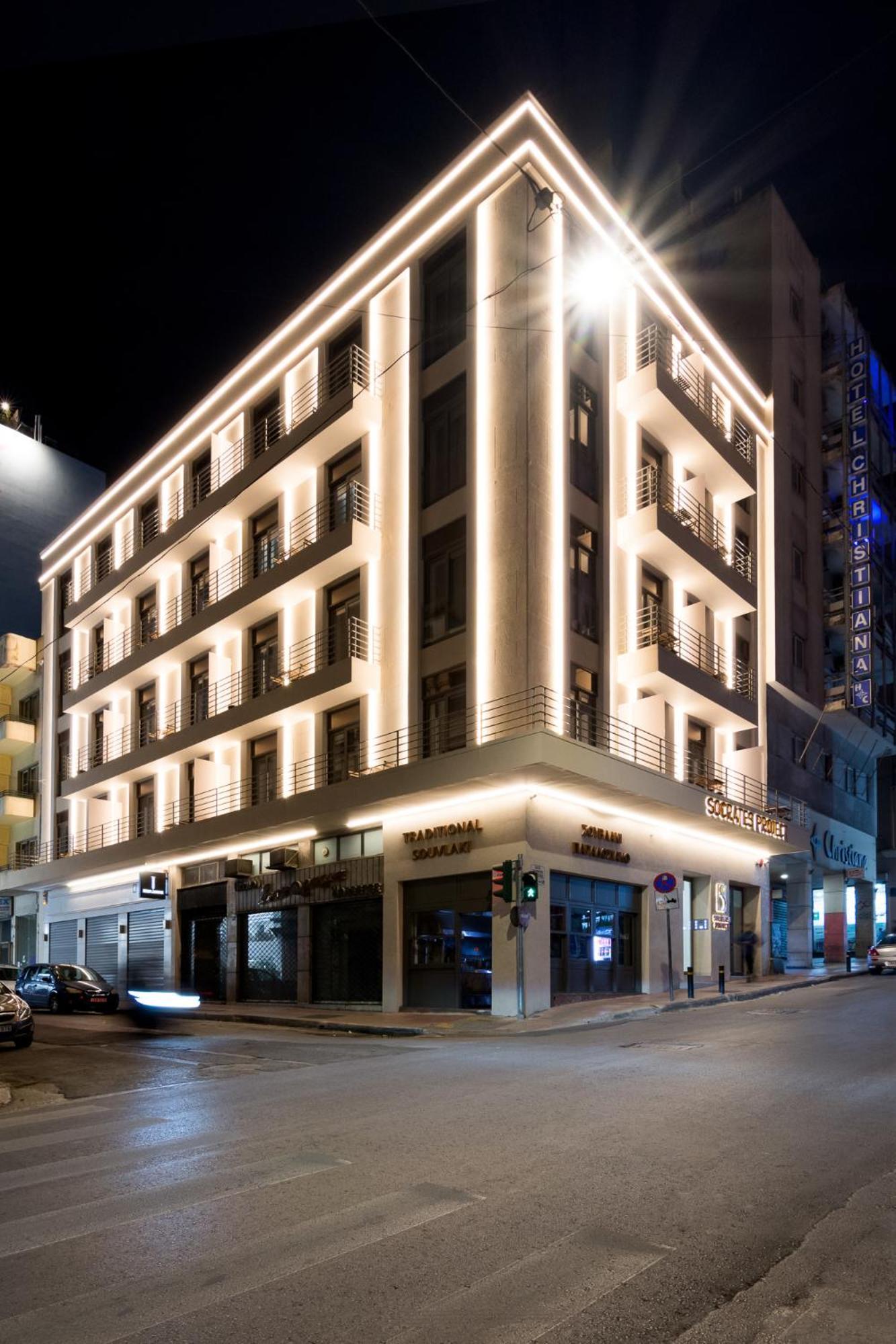 Socrates Fully Equipped Apartments With Unique Design Athene Buitenkant foto